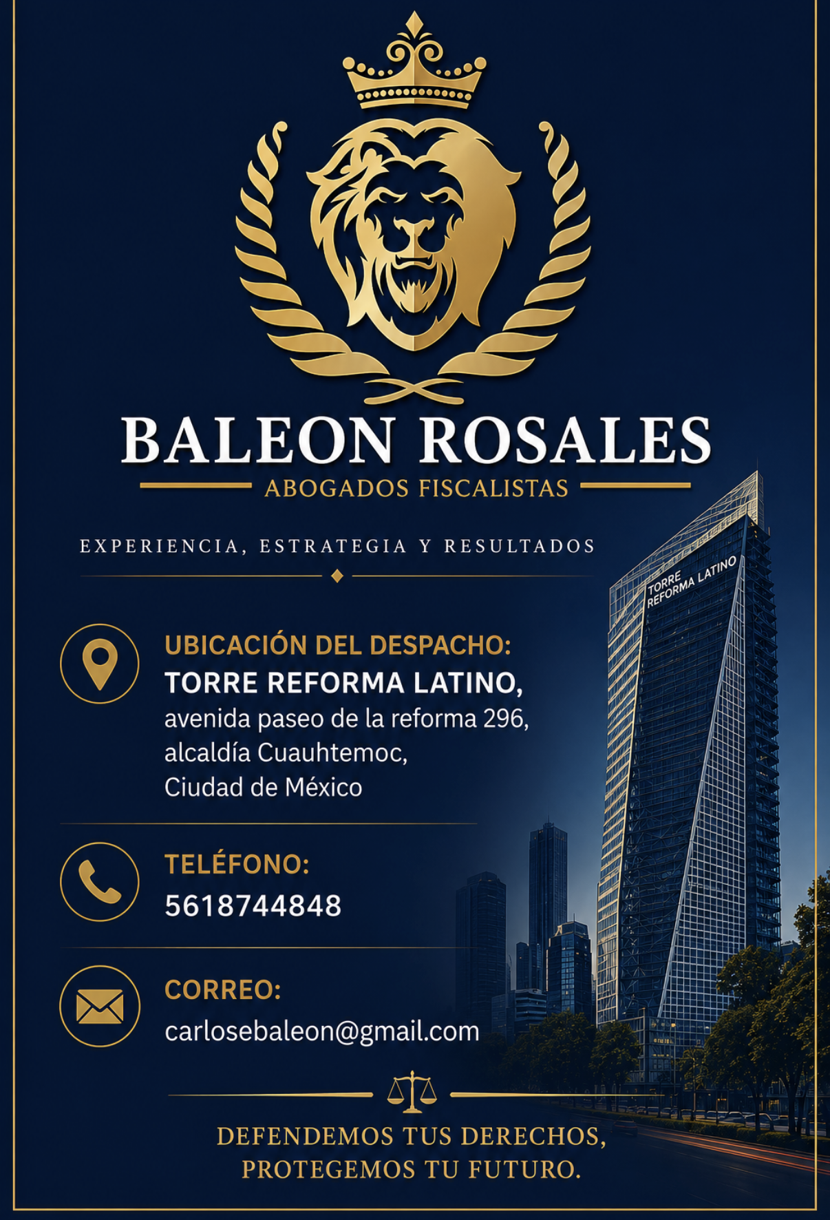 Baleón Rosales Abogados Fiscalistas - Información